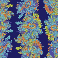 Abstract seamless hand-drawn pattern N3