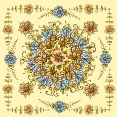 Vintage floral pattern N3