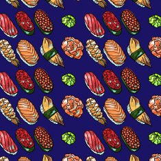 sushi pattern