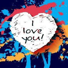 Template for Valentine`s Day N4