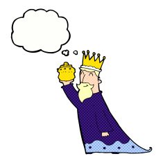 one of the three wise men with thought bubble N38