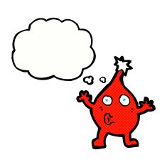 cartoon funny christmas character with thought bubble N8