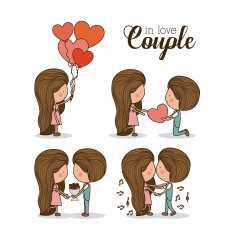 Romantic day design vector illustration N16