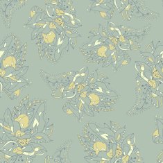 Vector seamless texture with abstract flowers Tender pattern