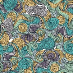 Abstract seamless hand-drawn pattern N31