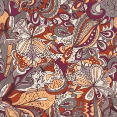 Abstract seamless hand-drawn pattern N32