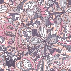 Abstract seamless hand-drawn pattern N33