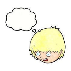 cartoon stressed face with speech bubble N9
