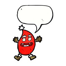cartoon funny christmas creature with speech bubble N25