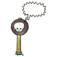 cartoon sign post with speech bubble N7