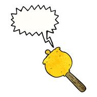 cartoon bell with speech bubble N6