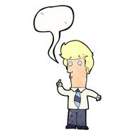 cartoon man with question speech bubble N11