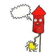 cartoon firework with speech bubble N9