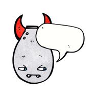 cartoon bomb with speech bubble N18