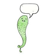 cartoon spooky ghost with speech bubble N50