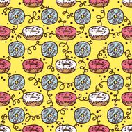 doodle donuts pattern N2