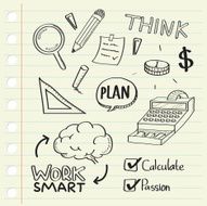 Business Doodle Drawing