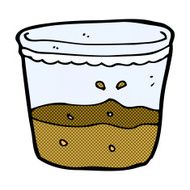 comic cartoon glass of rum N2
