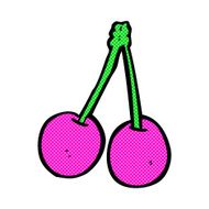 comic cartoon cherries N5