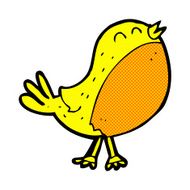 comic cartoon singing bird N2