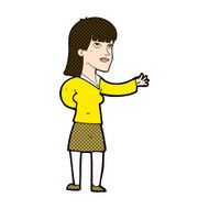 comic cartoon woman explaining N11
