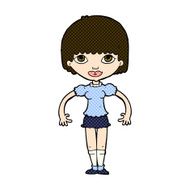 comic cartoon girl N5