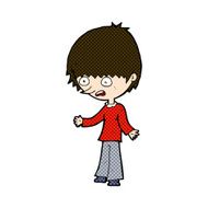 comic cartoon stressed out woman N5