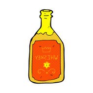 comic cartoon whiskey bottle N4
