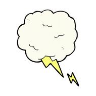 comic cartoon thundercloud symbol N2