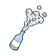 comic cartoon water bottle N13