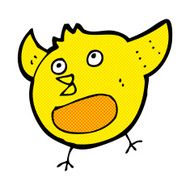 comic cartoon happy bird N8