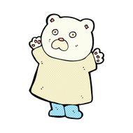funny comic cartoon polar bear