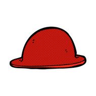 comic cartoon red bowler hat N2