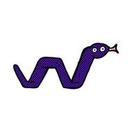 funny comic cartoon snake N7
