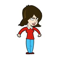 comic cartoon mean woman N3