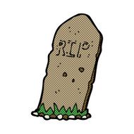 comic cartoon spooky grave N12