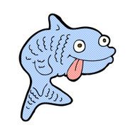 comic cartoon fish N23