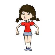 comic cartoon pretty girl N22