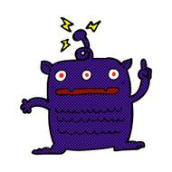 comic cartoon weird little alien N4