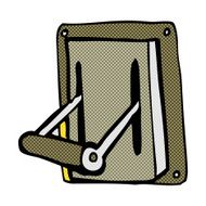 comic cartoon industrial machine lever N3
