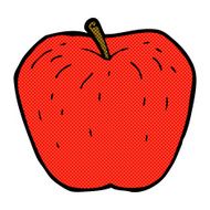 comic cartoon apple N17