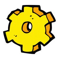 comic cartoon cog symbol N3