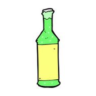 comic cartoon fizzy drinks bottle
