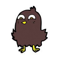 funny comic cartoon bird N29