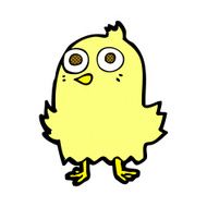 funny comic cartoon bird N30