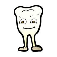 comic cartoon yellowing tooth N2