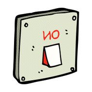 comic cartoon light switch N4