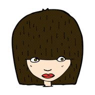 comic cartoon staring woman N10