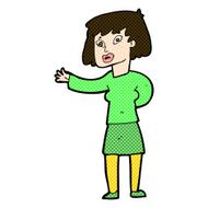 comic cartoon woman explaining N12