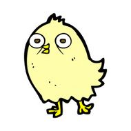 funny comic cartoon bird N31